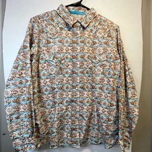 Panhandle Rough stock Pearl Snap Western Button Down